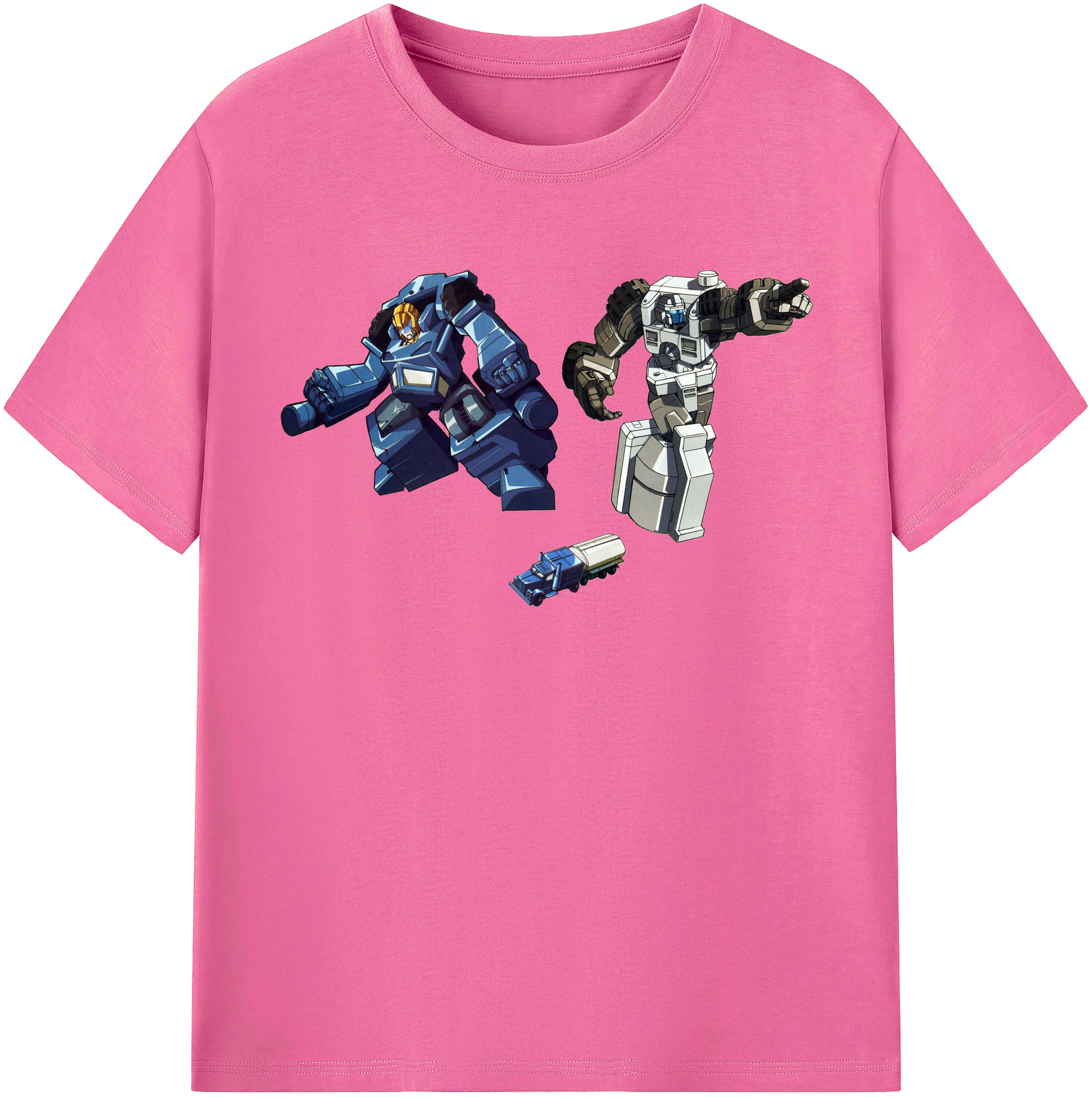 （画像用）  レディースカジュアルプリントTシャツ（綿100％）
